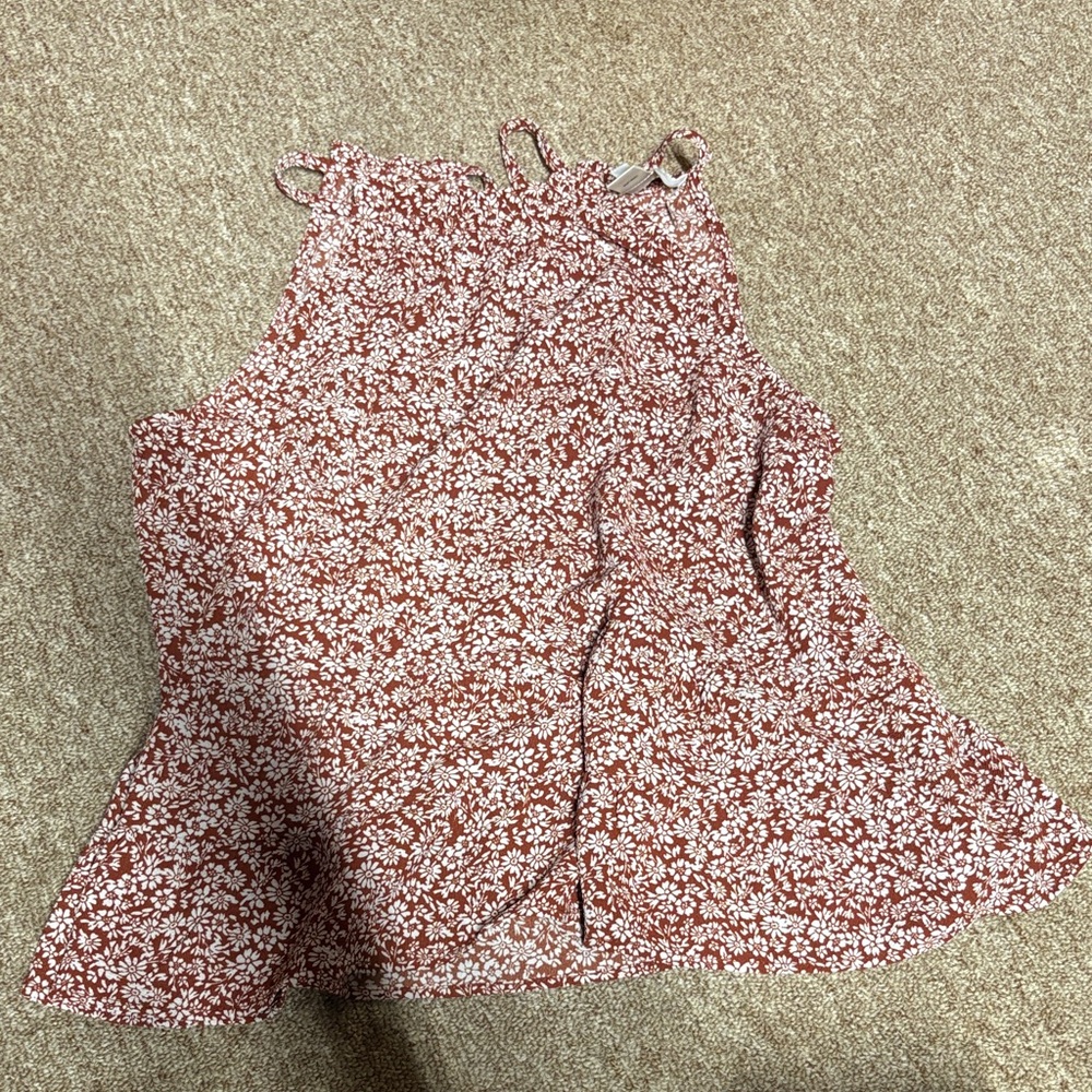 Floral Print Tank Top